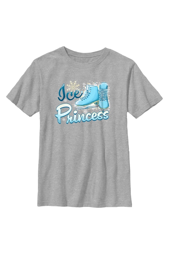 Boy's Lost Gods Ice Princess Graphic Tee Athletic Heather Large