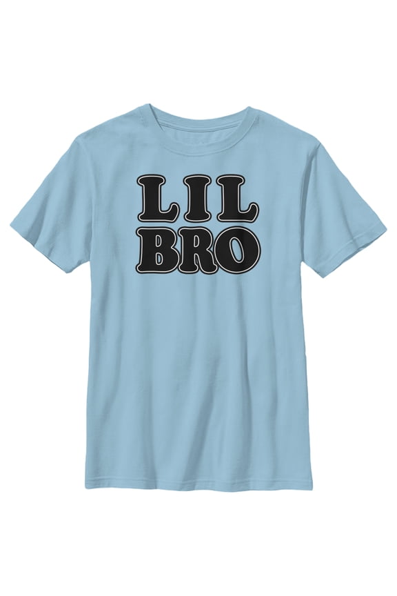 Boy's Lost Gods Lil Bro Graphic Tee Light Blue Medium