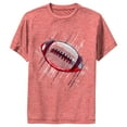thumbnail image 1 of Boy's Lost Gods Red Details Football Performance Graphic Tee Red Heather Large, 1 of 4