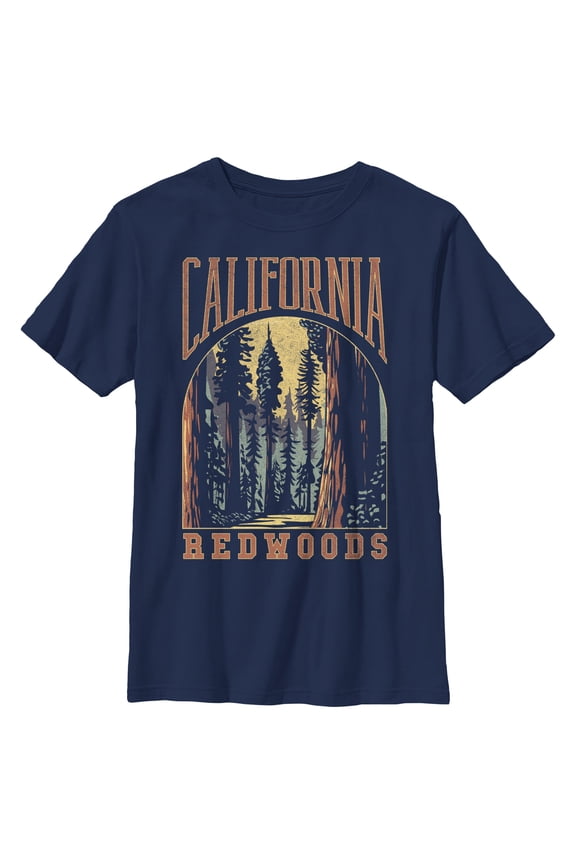 Boy's Lost Gods Redwoods California Graphic T-Shirt