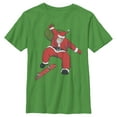 thumbnail image 1 of Boy's Lost Gods Skater Santa Claus  Graphic Tee Kelly Green Medium, 1 of 4
