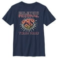 thumbnail image 1 of Boy's Lost Gods Solstice Festival Tour 1990  Graphic Tee Navy Blue Medium, 1 of 4