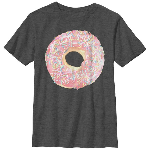 Boy's Lost Gods Sprinkle Doughnut  Graphic Tee Charcoal Heather X Large