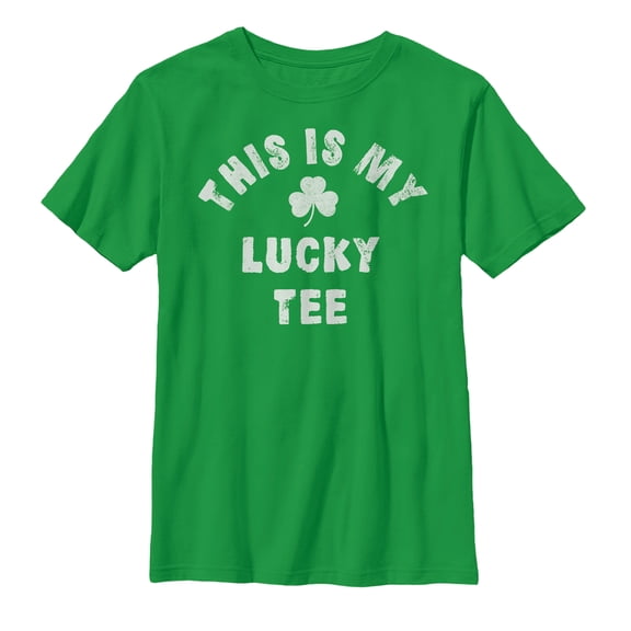 Boy's Lost Gods St. Patrick's Day Lucky Tee Graphic Tee Kelly Green X Large