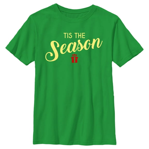 Boy's Lost Gods Tis the Season Graphic Tee Kelly Green Small