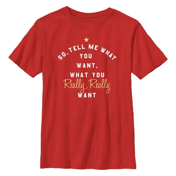 Boy's Lost Gods What You Want Tree Graphic Tee Red Medium