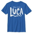 thumbnail image 1 of Boy's Luca Logo  Graphic Tee Royal Blue X Large, 1 of 5