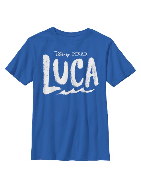 Boy's Luca Logo Graphic Tee Royal Blue X Small