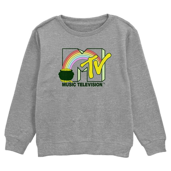 Boy's MTV St. Patrick's Day Pot of Gold Logo  Sweatshirt