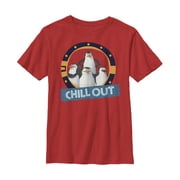 Boys Madagascar Chill Out Graphic Tee Red Large