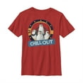 thumbnail image 1 of Boy's Madagascar Chill Out  Graphic Tee Red X Small, 1 of 3