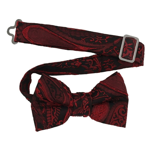 Boy’s Majestic Apple Formal Satin Pre-Tied Bow Tie in a Variety of Colors by Spencer J’s Signature Satin Collection