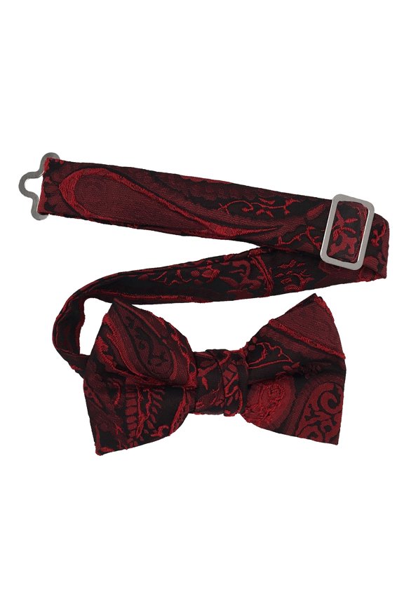 Boy’s Majestic Apple Formal Satin Pre-Tied Bow Tie in a Variety of Colors by Spencer J’s Signature Satin Collection