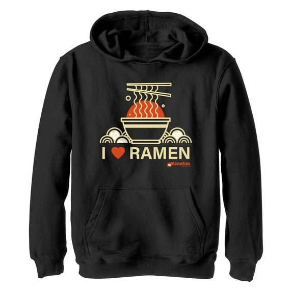 Boy's Maruchan I Heart Ramen Pull Over Hoodie