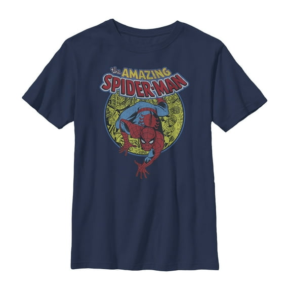 Boy's Marvel Amazing Spider-Man Responsibility Graphic Tee Navy Blue X Small