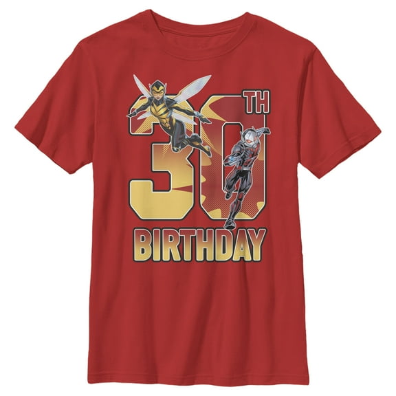 Boy's Marvel Ant-Man & Wasp 30th Birthday Graphic T-Shirt