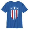 thumbnail image 1 of Boy's Marvel Avengers Captain America USO Shield  Graphic Tee Royal Blue Medium, 1 of 5