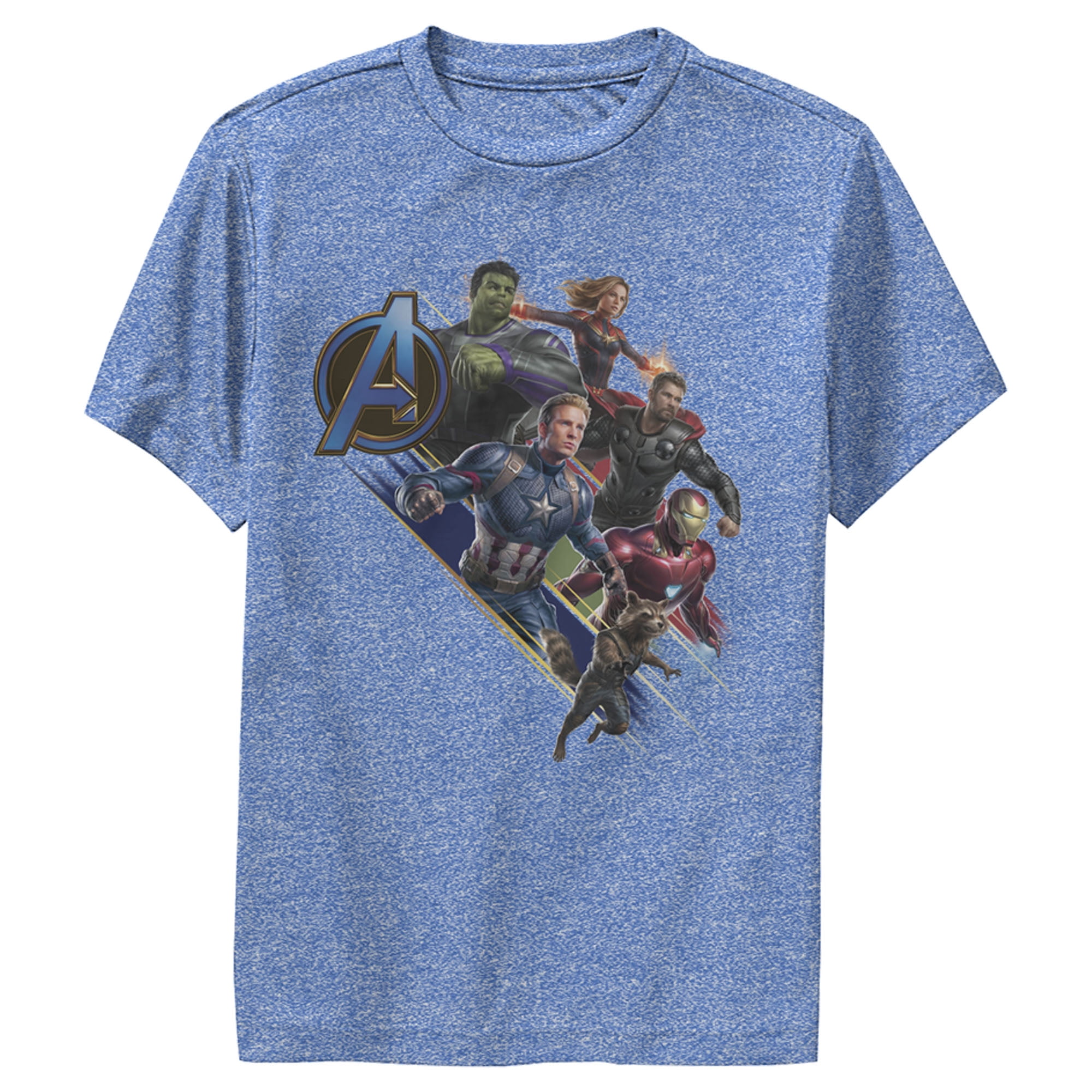 Boy's Marvel Avengers: Endgame Hero Huddle Graphic Tee Navy Blue X