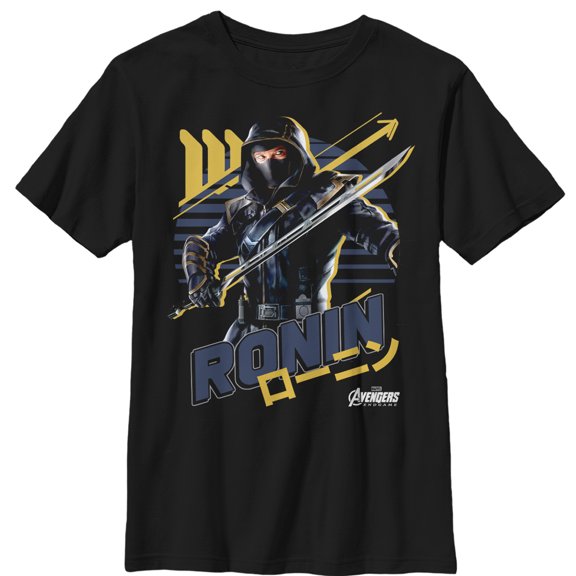 Boy's Marvel Avengers: Endgame Ronin Profile Graphic Tee Black X Small