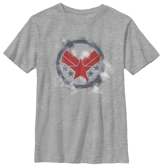 Boy's Marvel Avengers: Endgame Smudged War Machine Graphic Tee Athletic Heather Small