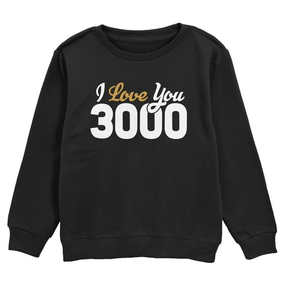 Boy's Marvel Avengers: Endgame Valentine's Day Iron Man I Love You 3000 Sweatshirt
