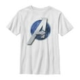 thumbnail image 1 of Boy's Marvel Avengers Game Classic Logo  Graphic Tee White Small, 1 of 4