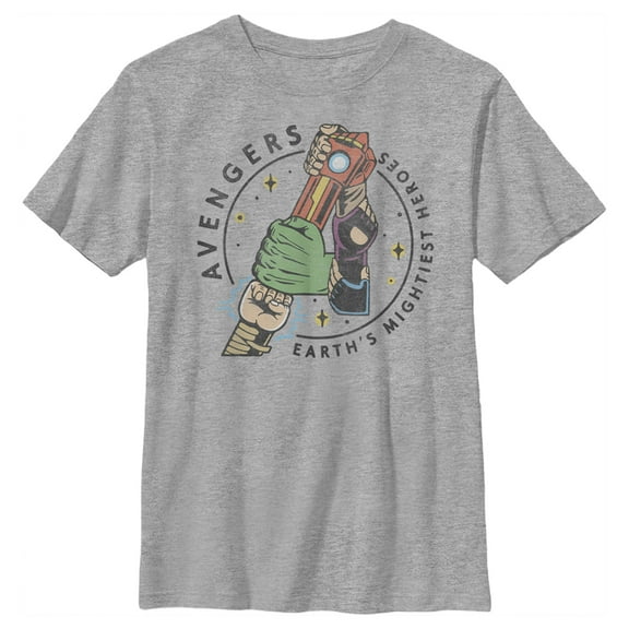 Boy's Marvel Avengers Trust Graphic Tee Athletic Heather X Large