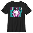 thumbnail image 1 of Boy's Marvel Birthday Boy Ghost-Spider Logo  Graphic Tee Black Medium, 1 of 5