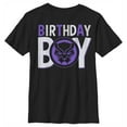 thumbnail image 1 of Boy's Marvel Birthday Boy Panther  Graphic Tee Black Large, 1 of 5