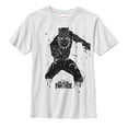 thumbnail image 1 of Boy's Marvel Black Panther 2018 Drip Pattern  Graphic Tee White Medium, 1 of 5