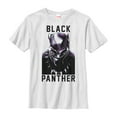 thumbnail image 1 of Boy's Marvel Black Panther 2018 Portrait  Graphic Tee White X Small, 1 of 4