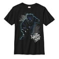 thumbnail image 1 of Boy's Marvel Black Panther 2018 Triangle Pattern  Graphic Tee Black Large, 1 of 5