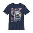 thumbnail image 1 of Boy's Marvel Black Widow Binary Code  Graphic Tee Navy Blue Medium, 1 of 3