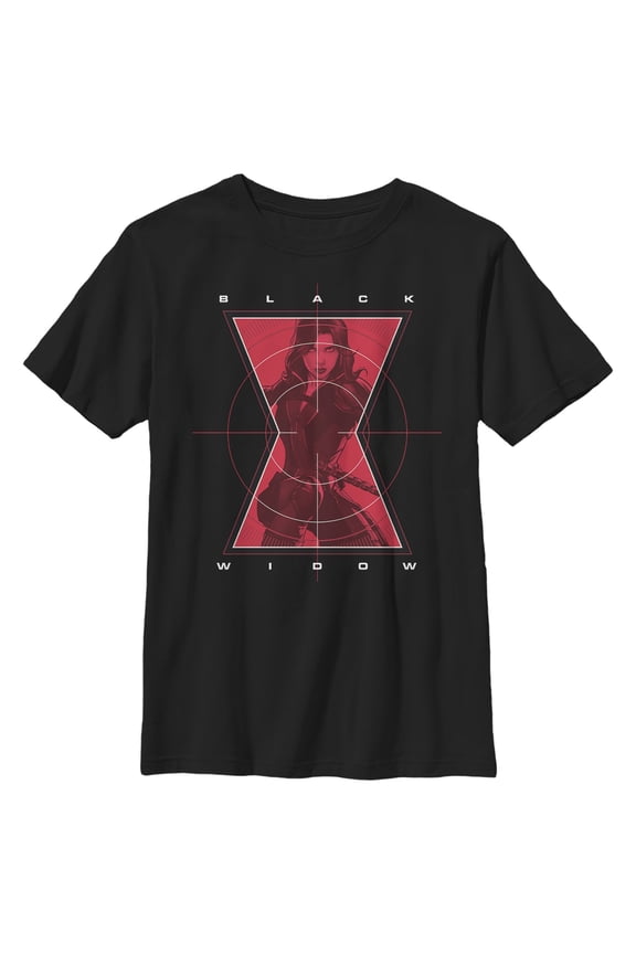 Boy's Marvel Black Widow Hero Target Graphic Tee Black Small