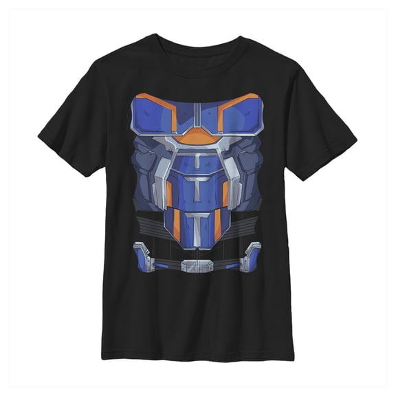 Boy's Marvel Black Widow Taskmaster Costume Graphic Tee Black X Large