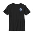 thumbnail image 1 of Boy's Marvel Captain America Venom Infected Badge  Graphic Tee Black X Large, 1 of 4