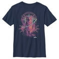 thumbnail image 1 of Boy's Marvel Captain Marvel Galactic Goose Cat  Graphic Tee Navy Blue Large, 1 of 3