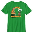thumbnail image 1 of Boy's Marvel Cartoon Rocket and Groot Let's Shamrock Graphic Tee Kelly Green Small, 1 of 4