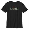 thumbnail image 1 of Boy's Marvel Color Loki Logo  Graphic Tee Black X Small, 1 of 5