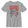 thumbnail image 1 of Boy's Marvel Comic Avengers Assemble  Graphic Tee Athletic Heather Small, 1 of 5