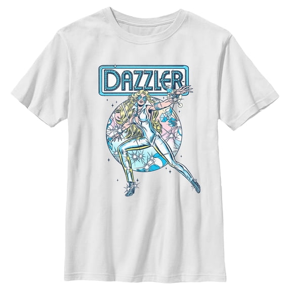 Boy's Marvel Dazzler Retro Light Beams Graphic T-Shirt