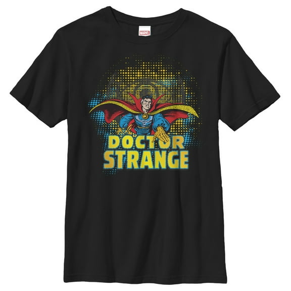 Boy's Marvel Doctor Strange Eye of Agamotto  Graphic Tee Black X Large