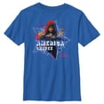 thumbnail image 1 of Boy's Marvel Doctor Strange in the Multiverse of Madness America Chavez Paint Splatter  Graphic Tee Royal Blue Medium, 1 of 5