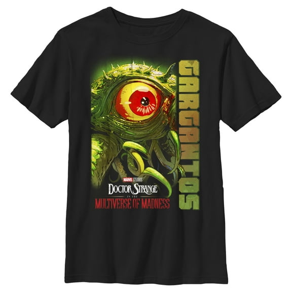 Boy's Marvel Doctor Strange in the Multiverse of Madness Gargantos Comic Graphic Tee Black Medium
