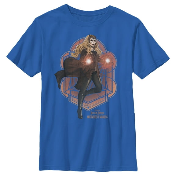 Boy's Marvel Doctor Strange in the Multiverse of Madness Scarlet Witch  Graphic Tee Royal Blue Medium