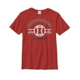 thumbnail image 1 of Boy's Marvel Earth's Mightiest Widow Graphic Tee Red X Small, 1 of 3