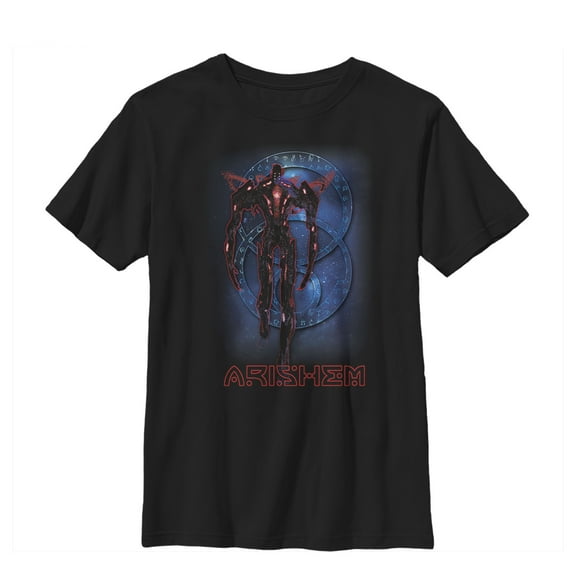 Boy's Marvel Eternals Arishem the Judge  Graphic Tee Black Large