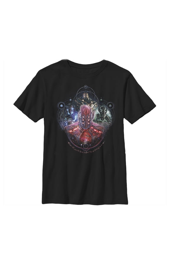Boy's Marvel Eternals Celestials Four Graphic Tee Black Large