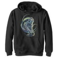 thumbnail image 1 of Boy's Marvel Eternals Kro Colorful Pull Over Hoodie Black X Large, 1 of 4