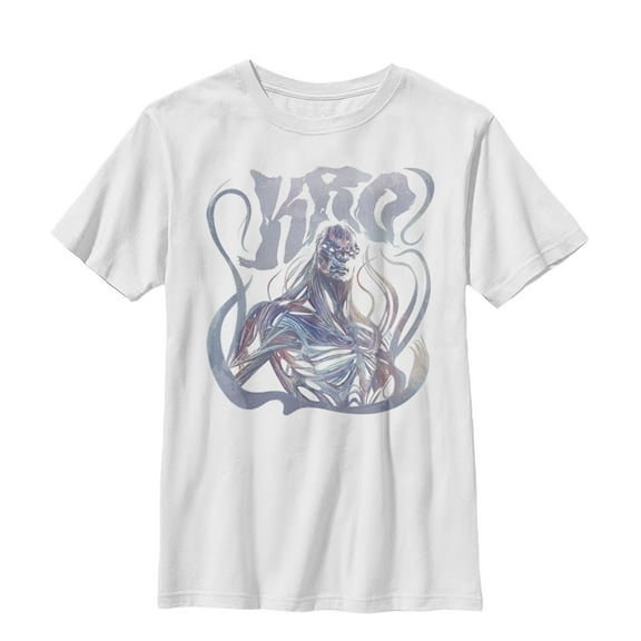 Boy's Marvel Eternals Kro Pastel  Graphic Tee White Medium